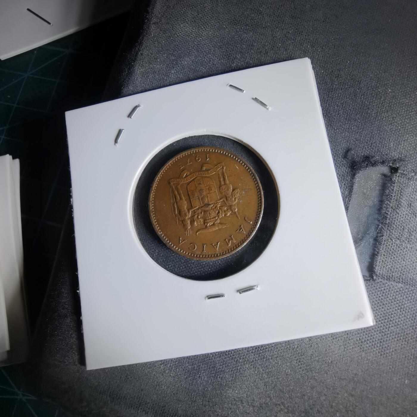 沼泽如烟--第1000场 牙买加1973年一分FAO纪念币