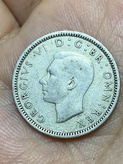 2026年第三十一场(总第二百场)英国一线回流散币新春特拍第三场(免佣金) 英国🇬🇧1941年6便士银币(乔治六世第一版，500银)