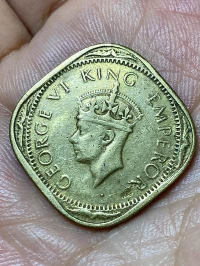 2026年第三十一场(总第二百场)英国一线回流散币新春特拍第三场(免佣金) 英属印度1943年2安娜(乔治六世第三版)