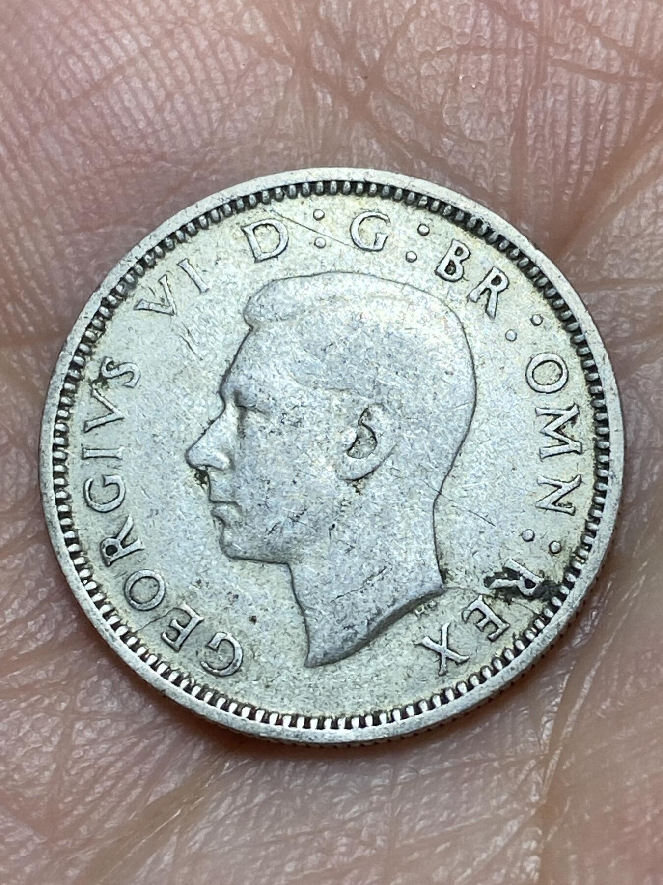 2026年第三十一场(总第二百场)英国一线回流散币新春特拍第三场(免佣金) 英国🇬🇧1942年6便士银币(乔治六世第一版，500银)