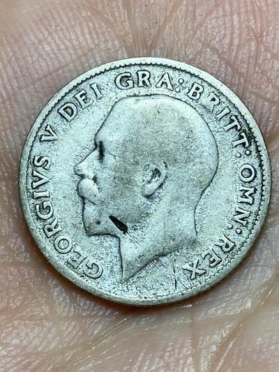 2026年第三十一场(总第二百场)英国一线回流散币新春特拍第三场(免佣金) 英国🇬🇧1924年6便士银币(乔治五世第二版，500银)