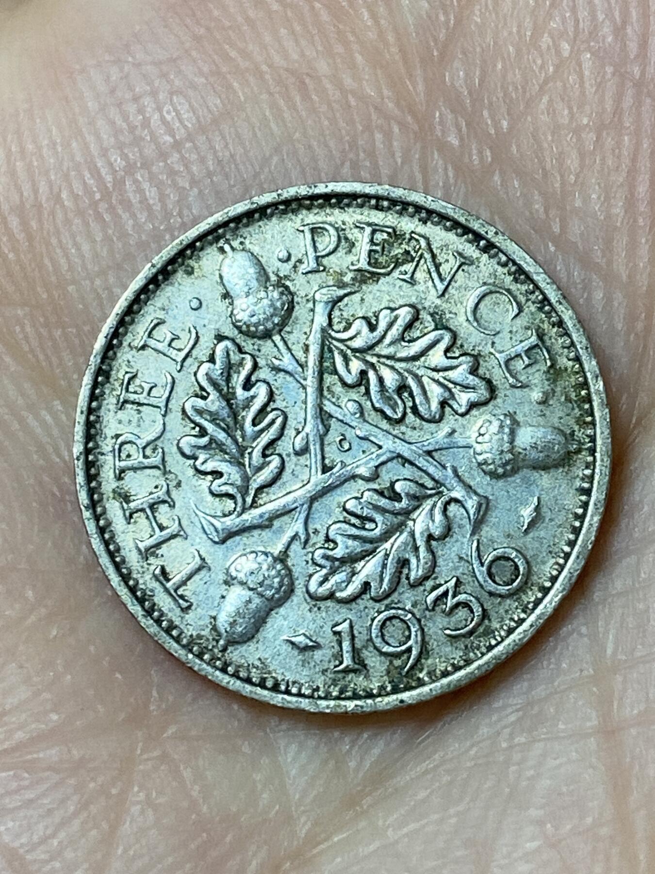 2026年第三十一场(总第二百场)英国一线回流散币新春特拍第三场(免佣金) 英国🇬🇧1936年3便士银币(乔治五世逝世年，第四版关门年，500银)