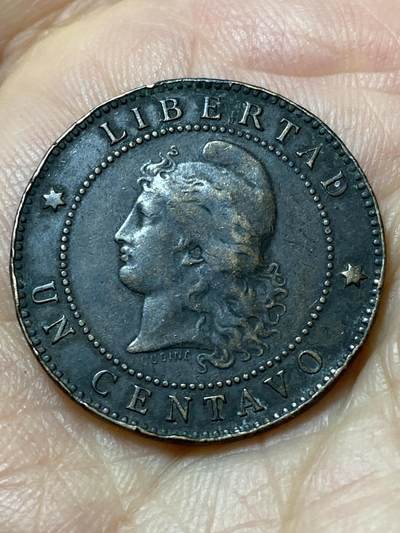 2026年第三十一场(总第二百场)英国一线回流散币新春特拍第三场(免佣金) - 阿根廷🇦🇷1884年1分(1881–1896年版)