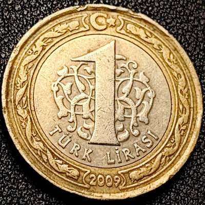 泉币菌-第196场- 新年快乐 新年第4场 本场拍品多 请提前出价 - 土耳其1里拉双色币 凯末尔总统 26mm