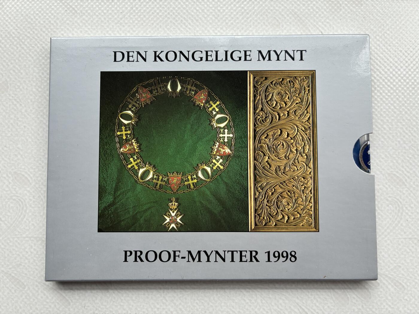 咖啡豆•收藏 2026年Feb_28th世界各国硬币套币拍卖 挪威 1998年 UNC未流通封装套币 外国硬币