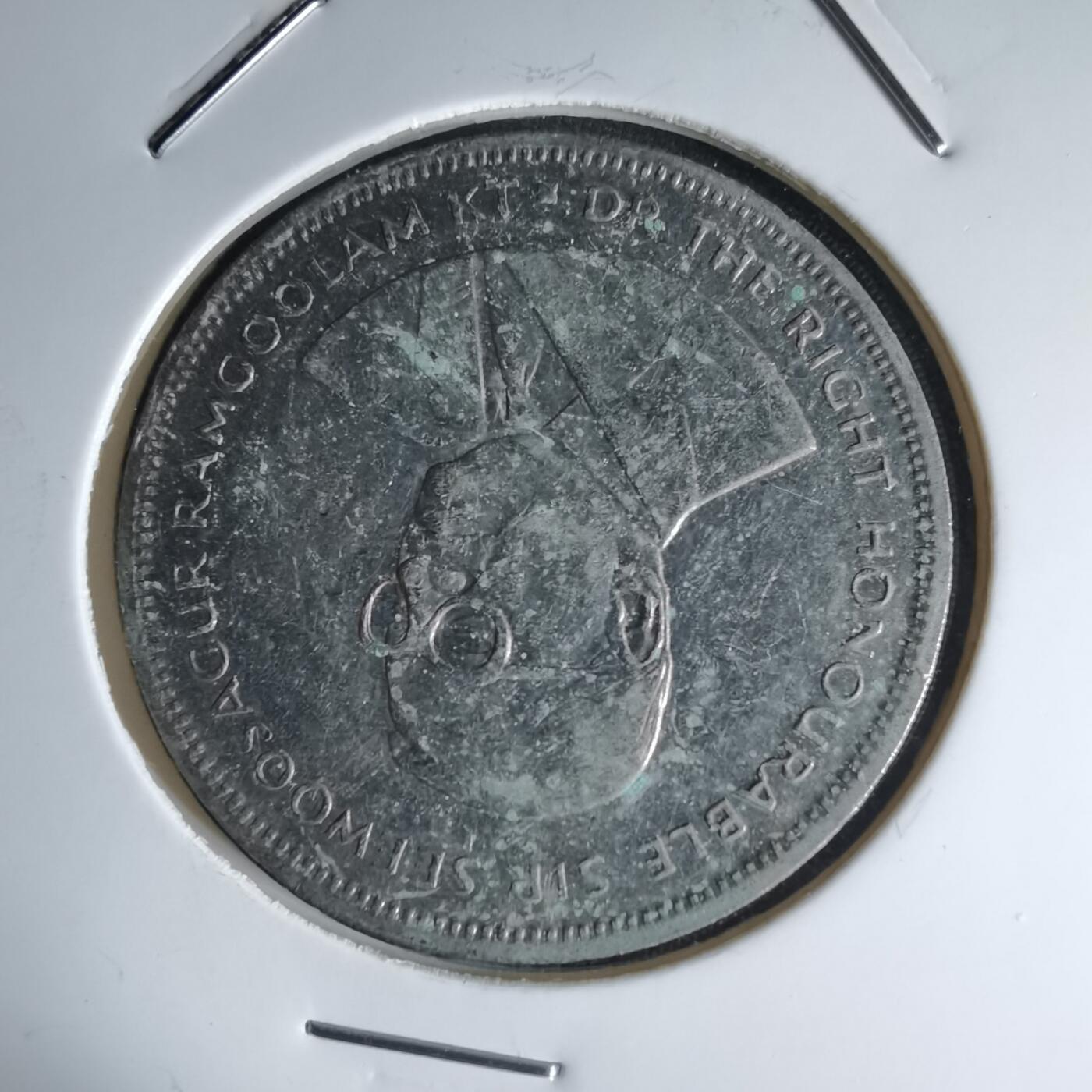 沼泽如烟--第1000场 毛里求斯1992年5卢比