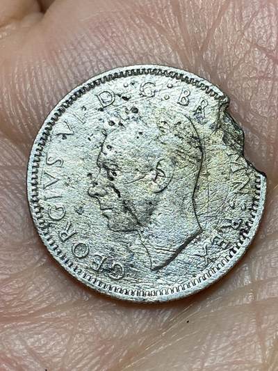 2026年第三十一场(总第二百场)英国一线回流散币新春特拍第三场(免佣金) 英国🇬🇧1941年6便士银币(乔治六世第一版，500银)