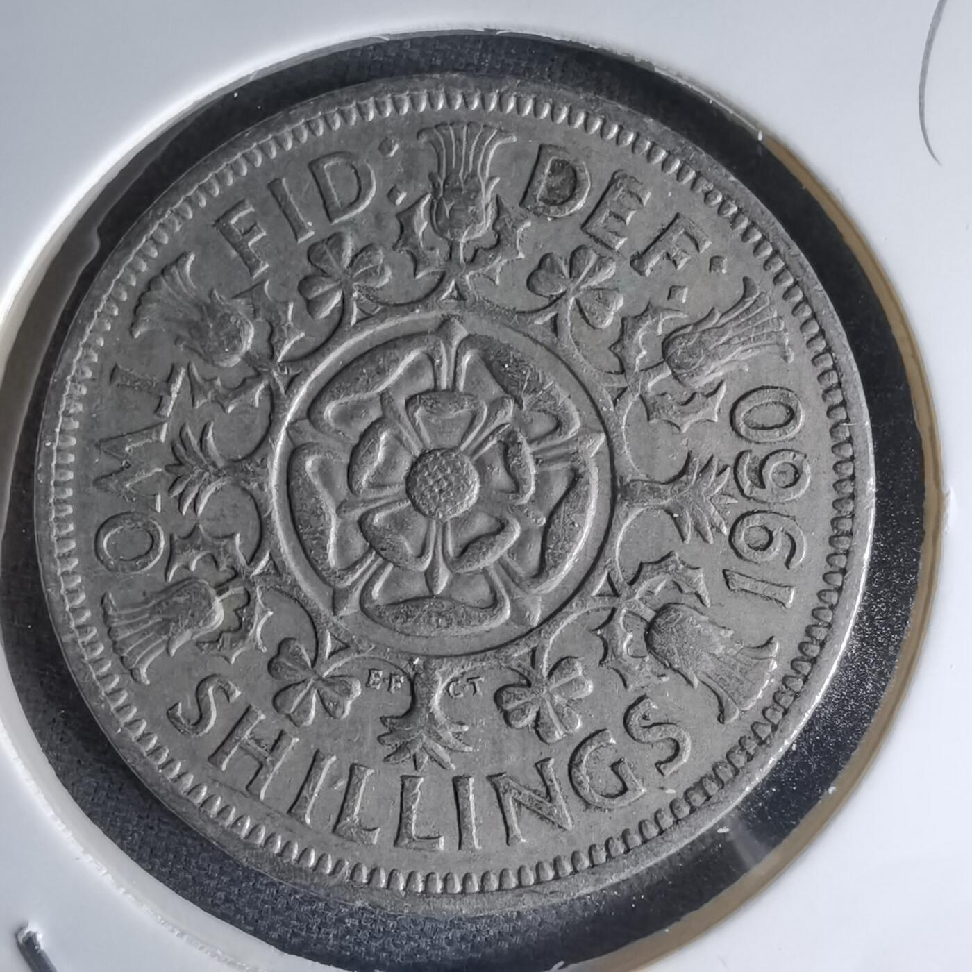 沼泽如烟--第1000场 英国1960年2先令