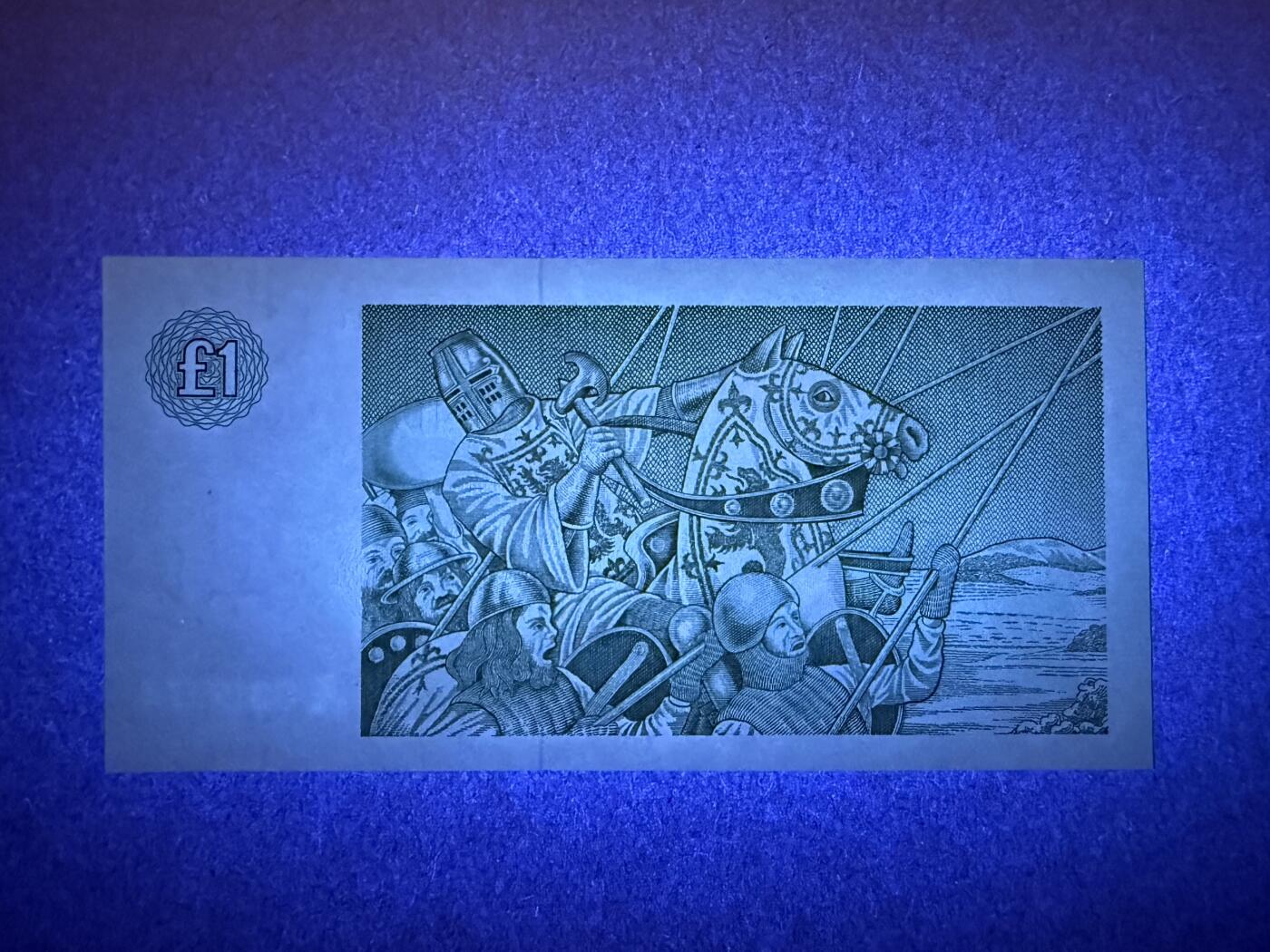 《艾美收藏》第232期-2.22周日外币靓号精品场(春节首拍) 苏格兰1镑 UNC 1988年 克莱斯戴尔银行 无4