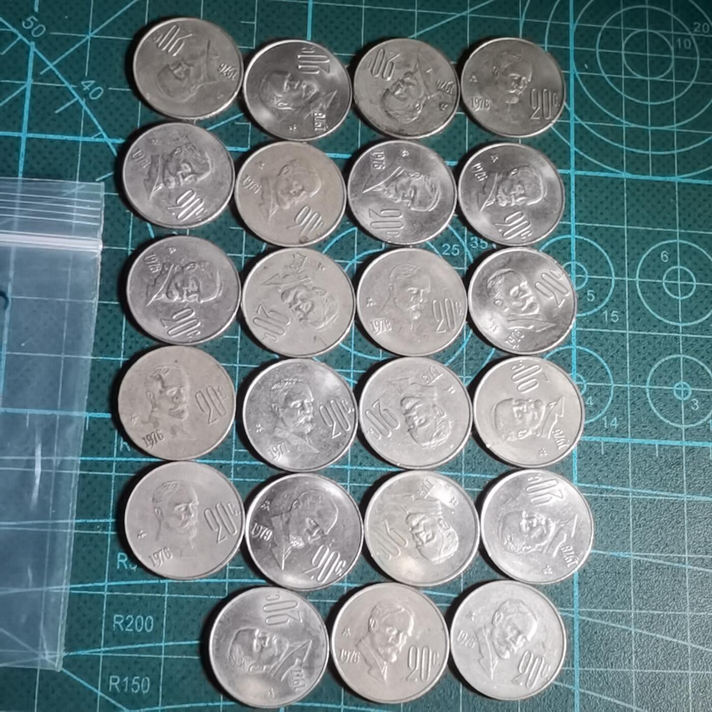 沼泽如烟--第1001场 墨西哥20分23枚