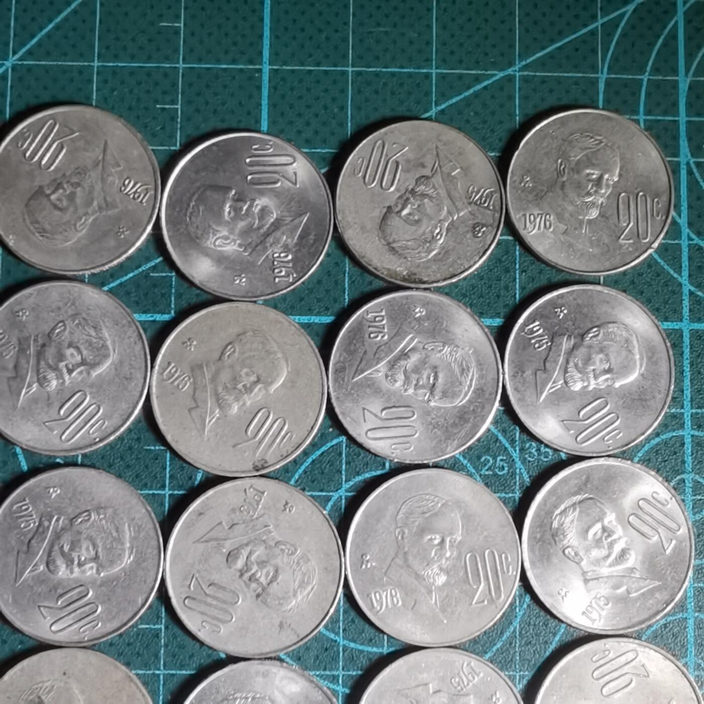 沼泽如烟--第1001场 墨西哥20分23枚