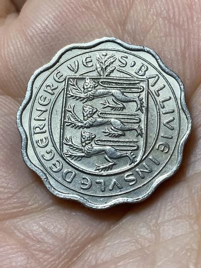 2026年第三十一场(总第二百场)英国一线回流散币新春特拍第三场(免佣金) 英属根西岛🇬🇬1959年3便士(伊丽莎白二世时期第二版首发年，厚版)