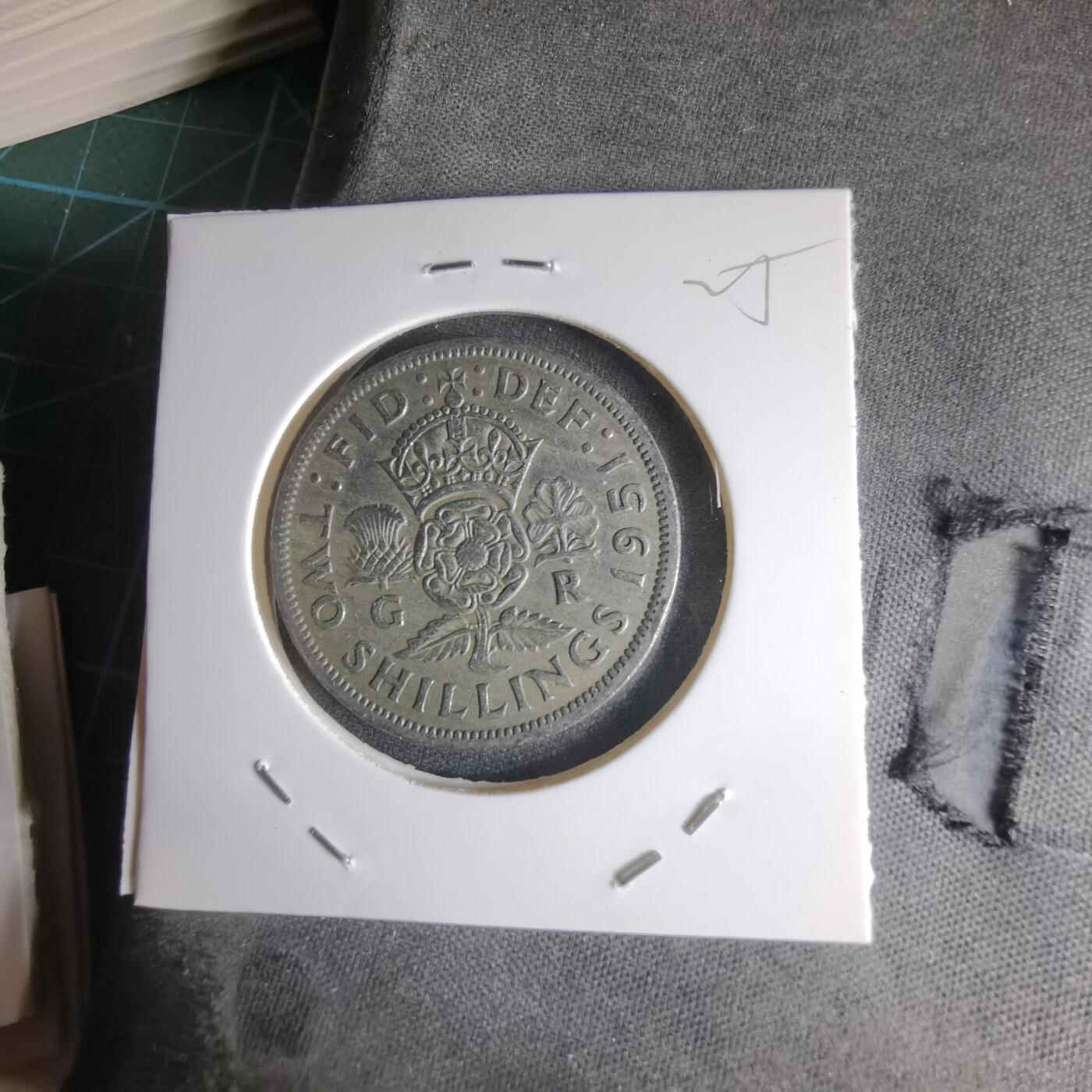 沼泽如烟--第1000场 英国1951年2先令