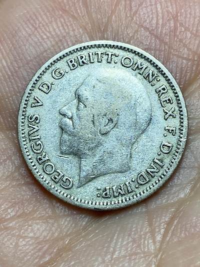 2026年第三十一场(总第二百场)英国一线回流散币新春特拍第三场(免佣金) 英国🇬🇧1936年6便士银币(乔治五世逝世年，第五版关门年，500银)