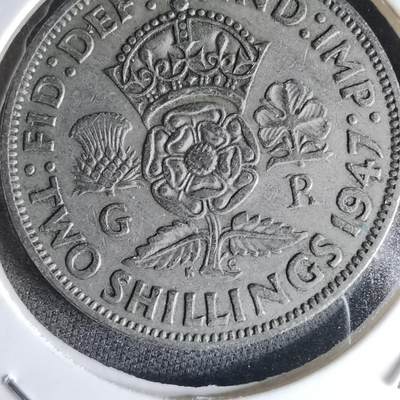 沼泽如烟--第1000场 - 英国1947年2先令