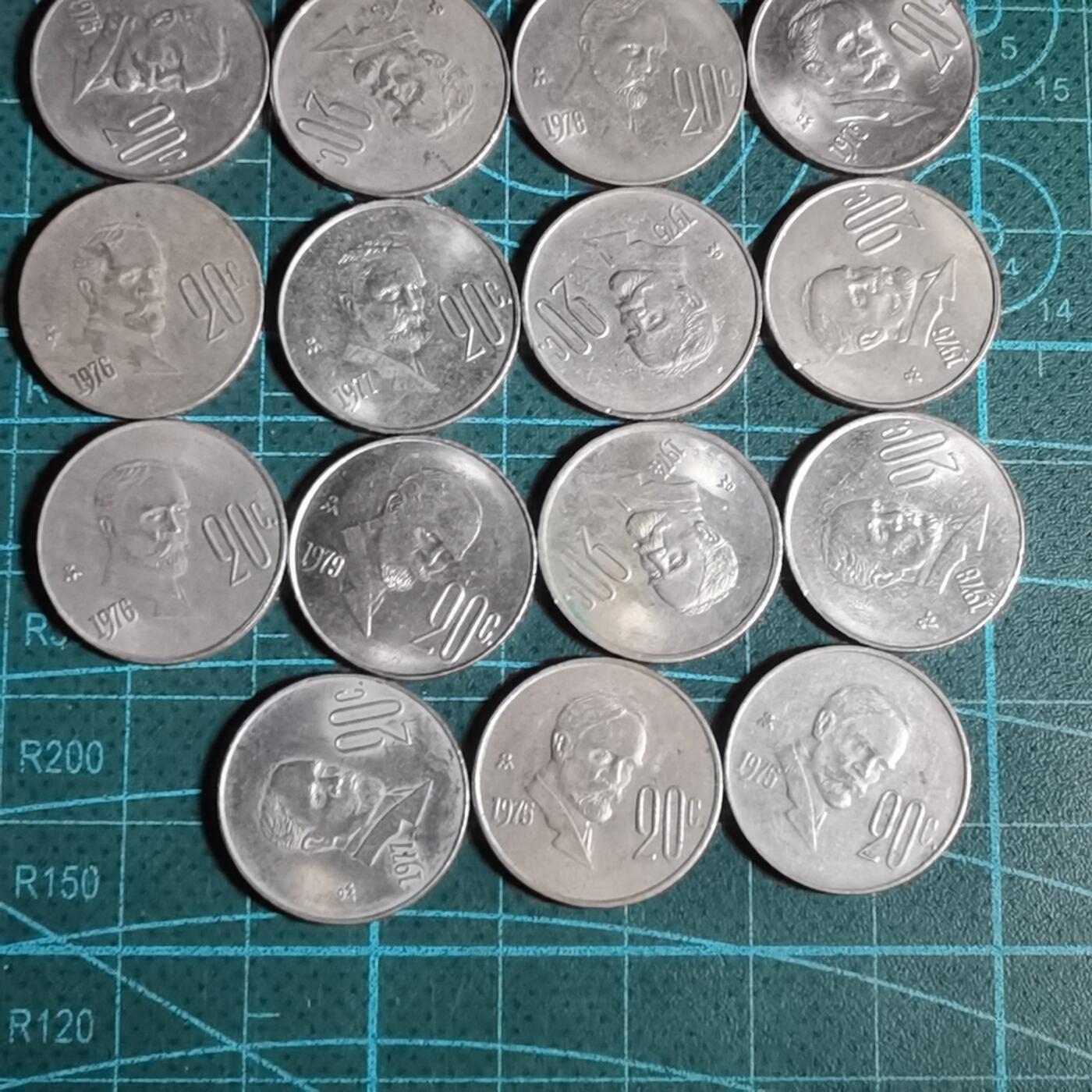 沼泽如烟--第1001场 墨西哥20分23枚