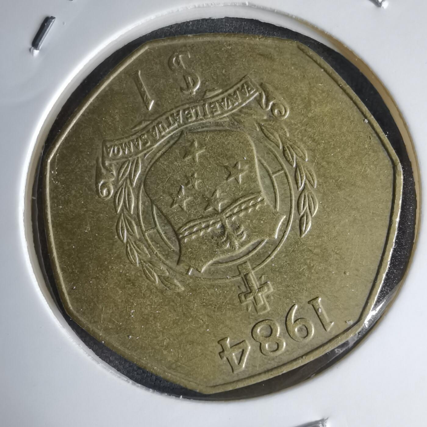 沼泽如烟--第1000场 萨摩亚1984年一元