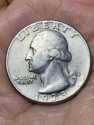 2026年第三十一场(总第二百场)英国一线回流散币新春特拍第三场(免佣金) 美国🇺🇸1973年1/4元(华盛顿1/4元第二版，D标丹佛造)