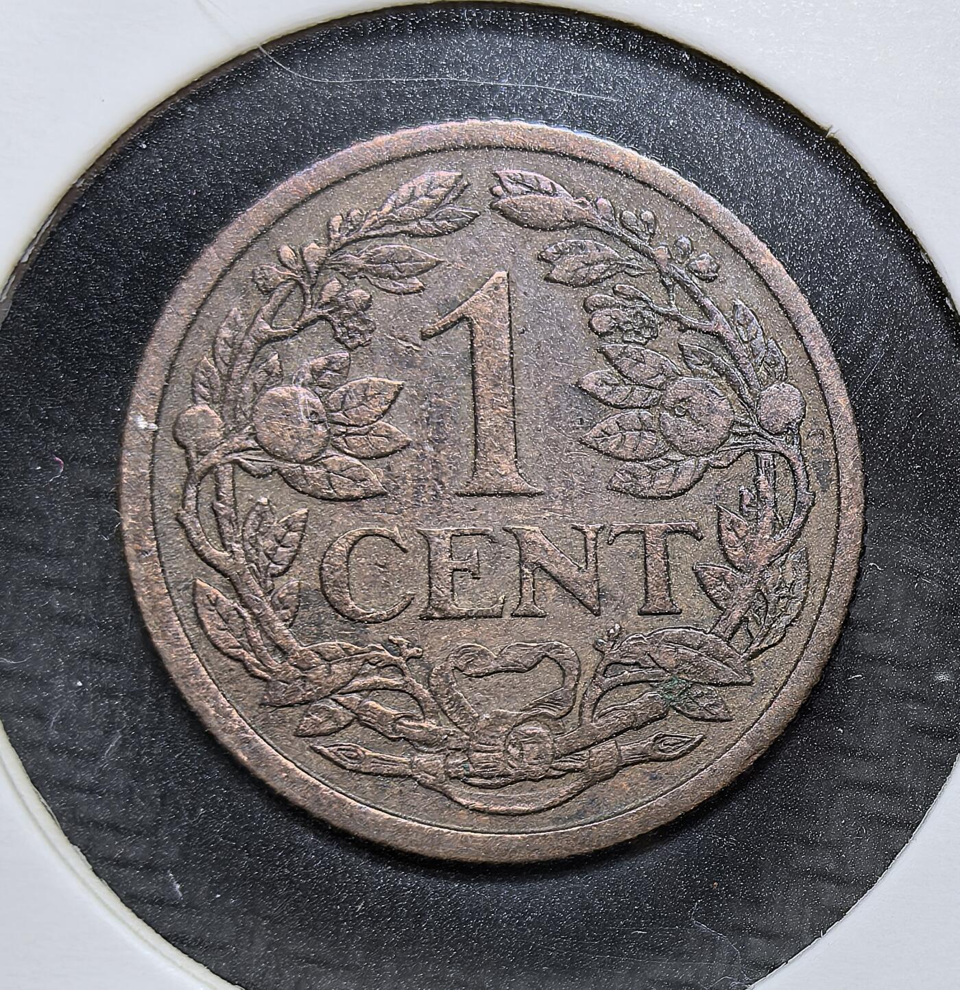 外国优质老铜币银币，周日九点倒数截拍，满百包邮，持续收拍，初八发货 荷兰1914年1分铜币，正面是荷兰国徽中的持剑雄狮图案， 彰显了荷兰王国的主权；背面的水果与枝叶花环，象征着荷兰的农业与物产，也见证了一战爆发时荷兰保持中立的历史背景。