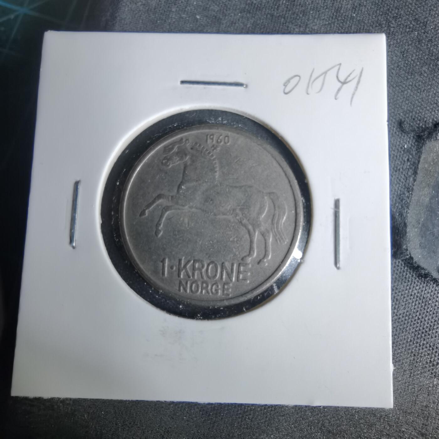 沼泽如烟--第1001场 挪威1960年1克朗