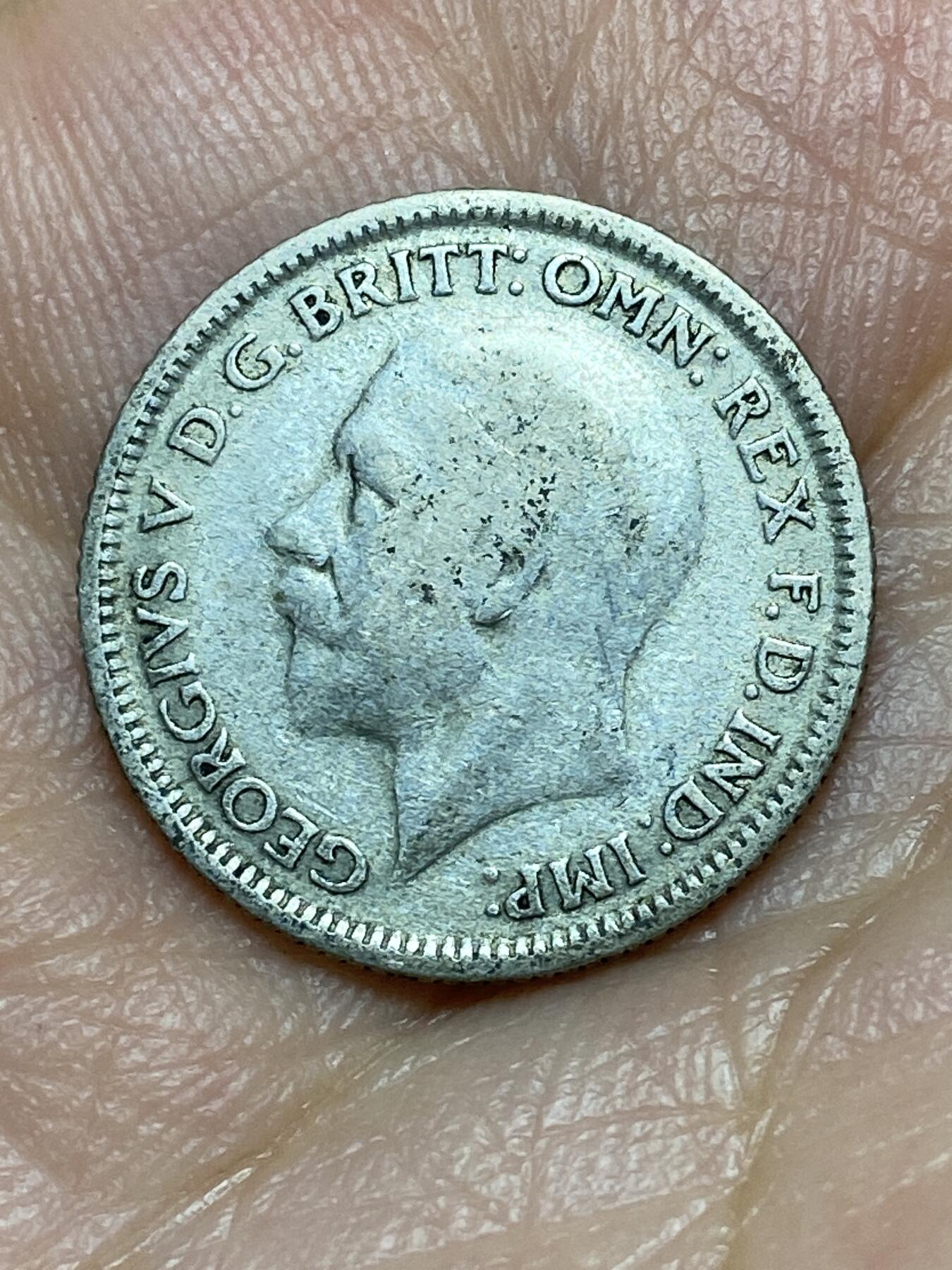 2026年第三十一场(总第二百场)英国一线回流散币新春特拍第三场(免佣金) 英国🇬🇧1928年6便士银币(乔治五世第五版，500银)