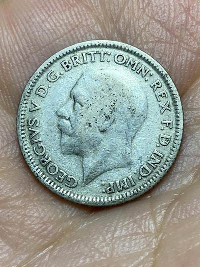 2026年第三十一场(总第二百场)英国一线回流散币新春特拍第三场(免佣金) 英国🇬🇧1928年6便士银币(乔治五世第五版，500银)