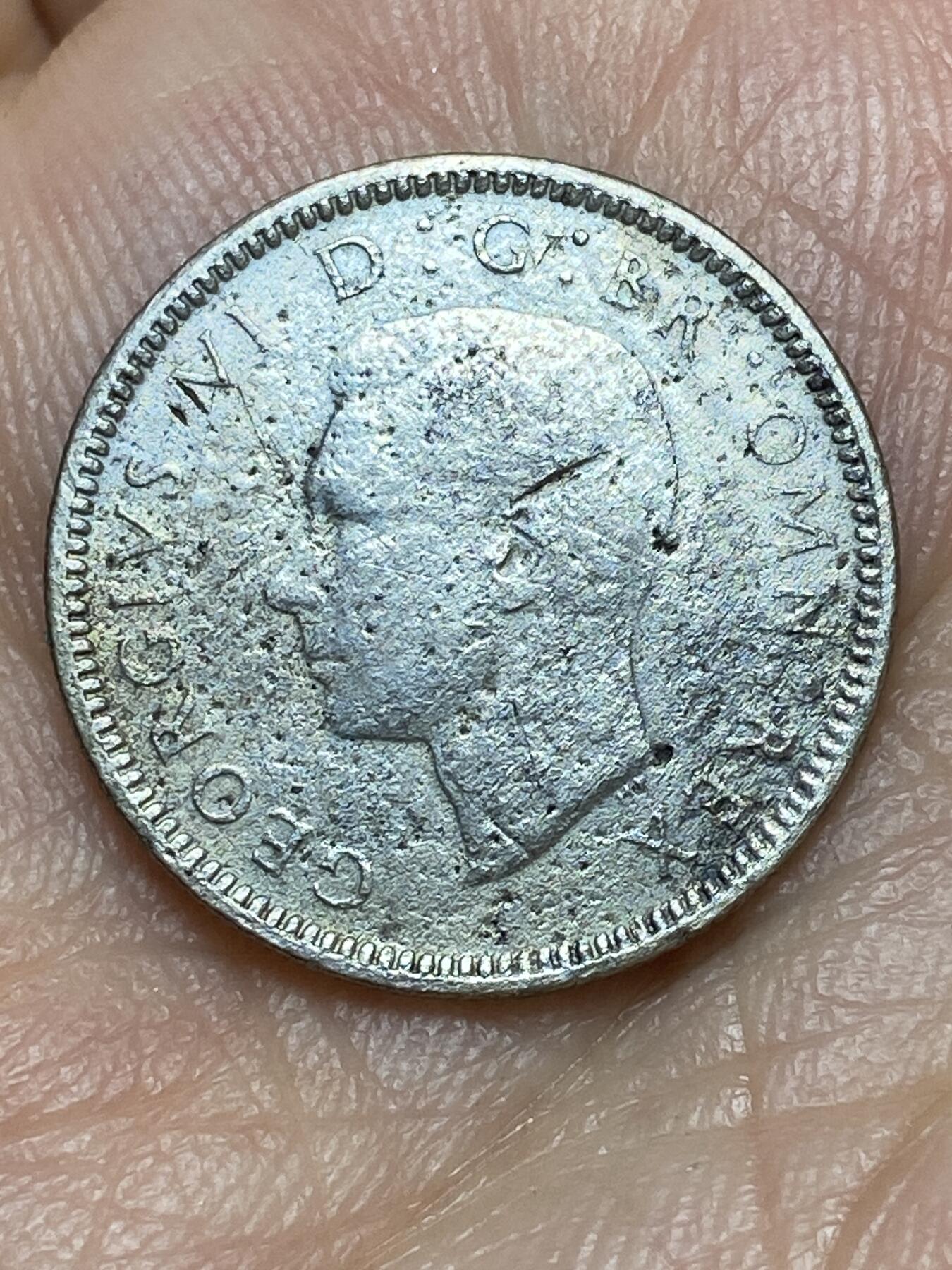 2026年第三十一场(总第二百场)英国一线回流散币新春特拍第三场(免佣金) 英国🇬🇧1939年6便士银币(乔治六世第一版，500银)