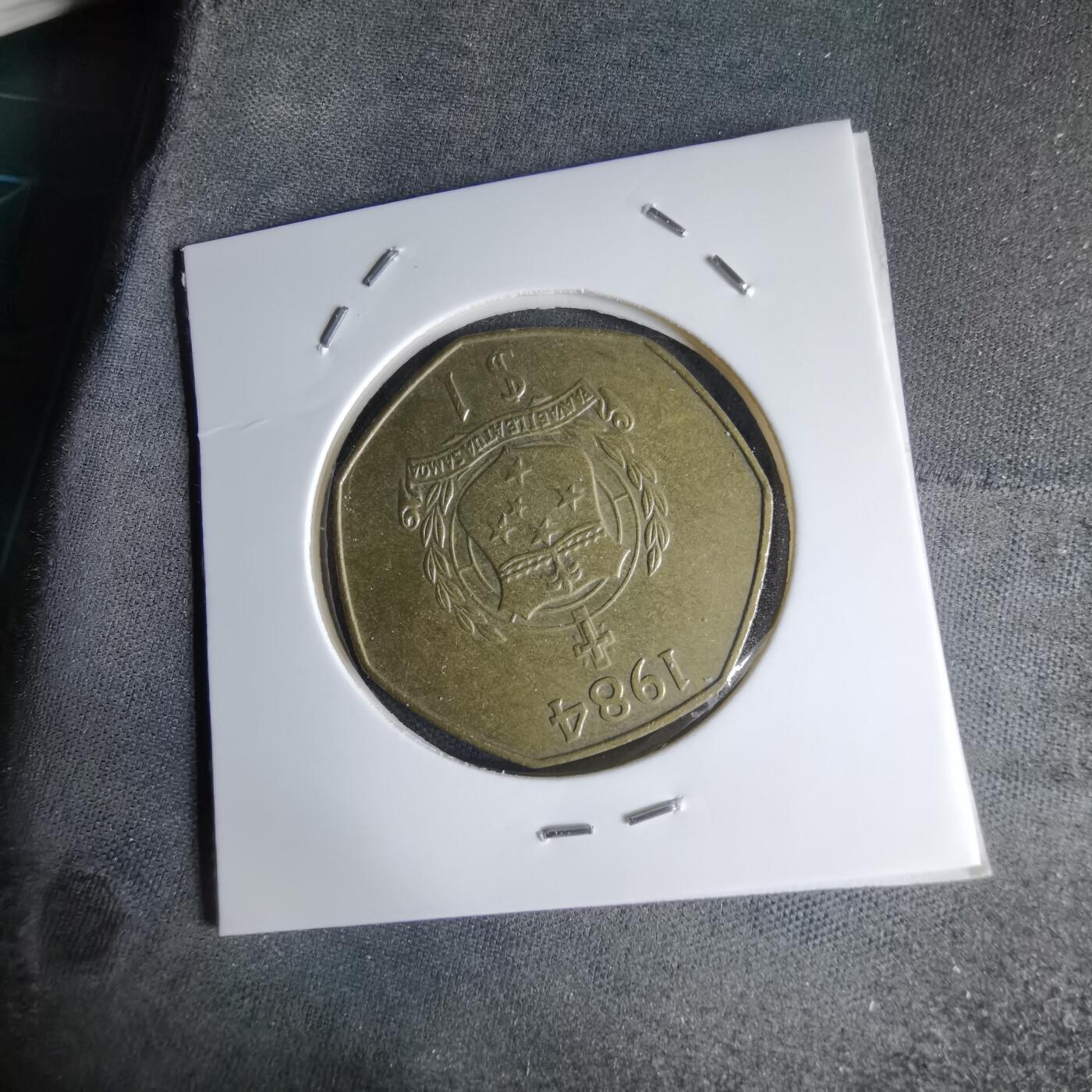 沼泽如烟--第1000场 萨摩亚1984年一元