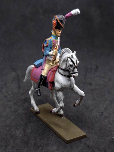 凯旋世界勋赏（持续上新中）（第22期新年大拍）（欢迎送拍）（对拍品有疑问请询问客服，不接受到手刀，出价默认拍品品相。请认真阅读拍卖规则！出价默认已认可！）（收到货请录制开箱视频，无视频概不处理问题。） - 拿破仑战争时期法国近卫重骑兵（或枪骑兵）号手
