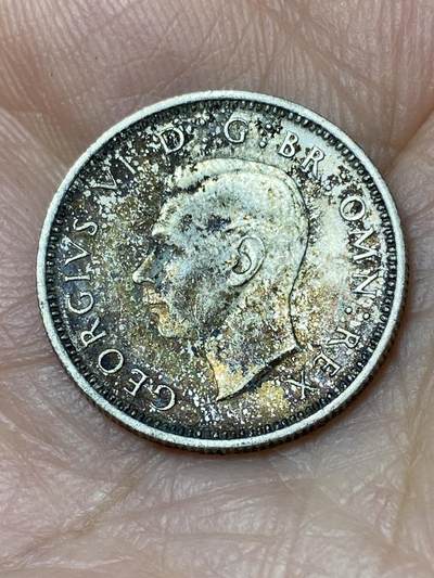 2026年第三十一场(总第二百场)英国一线回流散币新春特拍第三场(免佣金) 币不平–英国🇬🇧1946年6便士银币(乔治六世第一版关门年，500银)