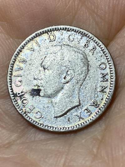 2026年第三十一场(总第二百场)英国一线回流散币新春特拍第三场(免佣金) 英国🇬🇧1946年6便士银币(乔治六世第一版关门年，500银)