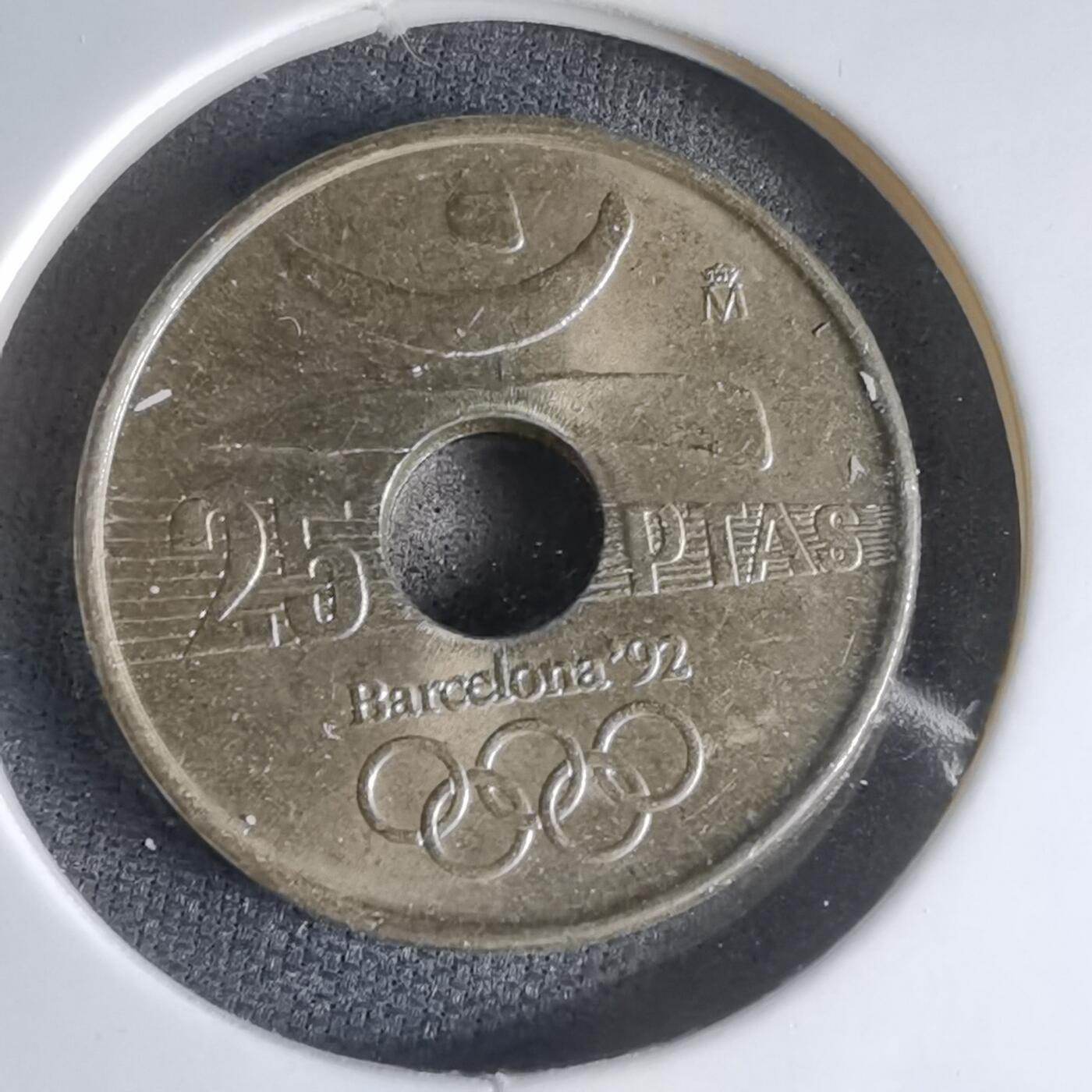 沼泽如烟--第1000场 西班牙1990年25比塞塔