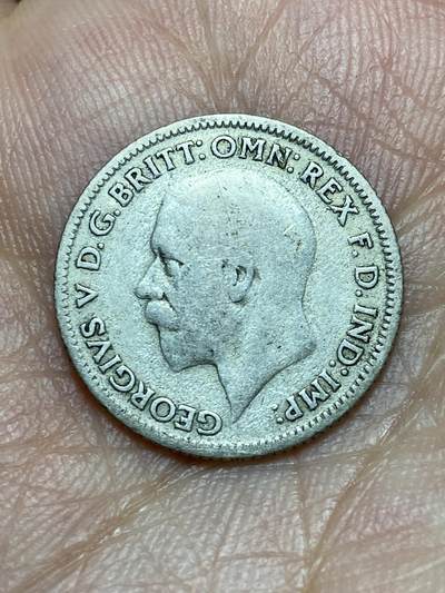 2026年第三十一场(总第二百场)英国一线回流散币新春特拍第三场(免佣金) 英国🇬🇧1930年6便士银币(乔治五世第五版，500银)