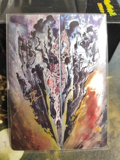 阳大大卡牌拍卖第102期（持续收拍品，周六晚上九点截拍，进群福利早知道） - 【亲签裸卡】启读文化 沈鑫 刺客烈传系列 豫让 光刻 限编072/200