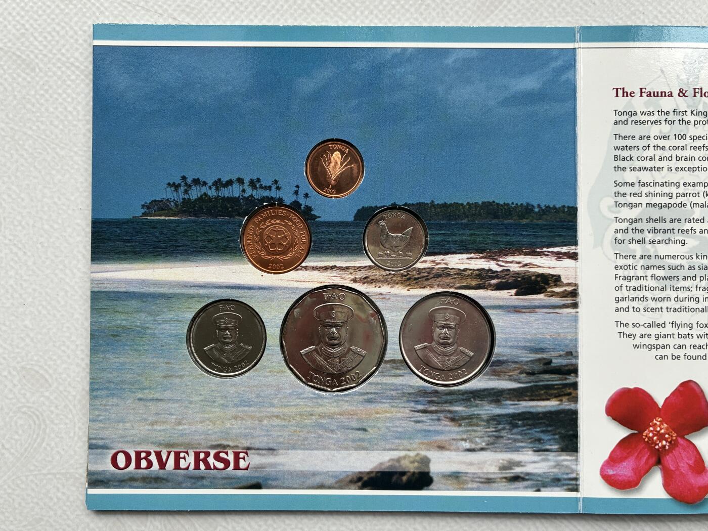 咖啡豆•收藏 2026年Feb_28th世界各国硬币套币拍卖 汤加 2002年 UNC未流通封装套币 外国硬币