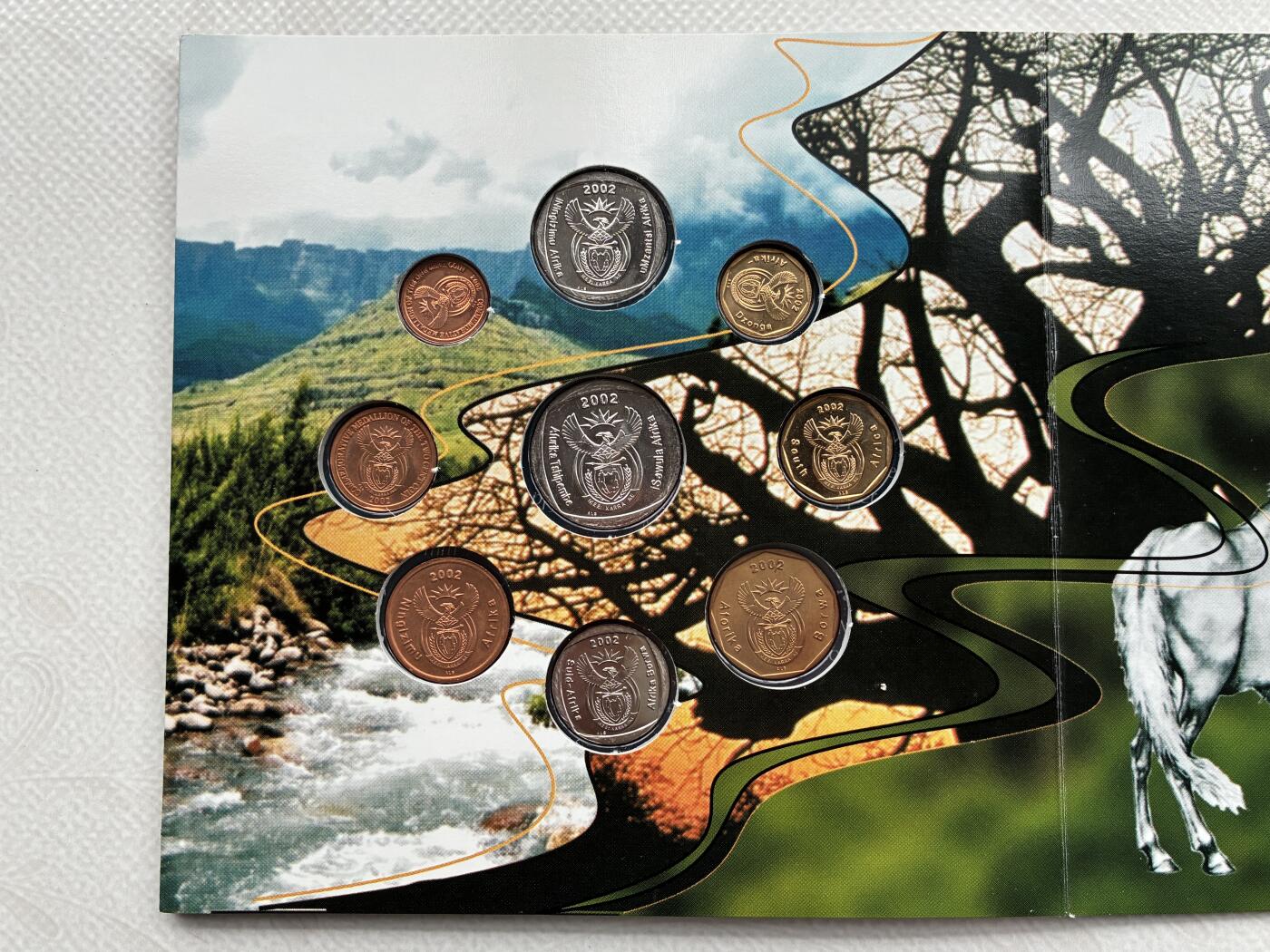 咖啡豆•收藏 2026年Feb_28th世界各国硬币套币拍卖 南非 2002年 UNC未流通封装套币 外国硬币