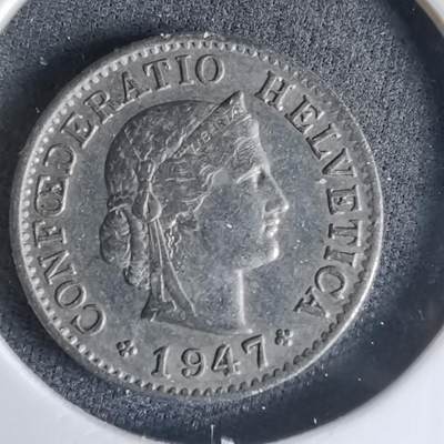 沼泽如烟--第1000场 - 瑞士1947年五分