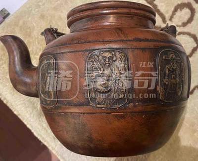 【旋风钱币】2月22日19:00准时开拍 精美欧洲币章、银币银章、第三帝国钱币、手串手镯紫砂壶等 全场包邮！ - 紫砂壶 八仙过海太极 可收藏 可观赏 可用 可玩 口直径11cm 肚直径17.5cm 底直径11.5cm 高16cm 1250克