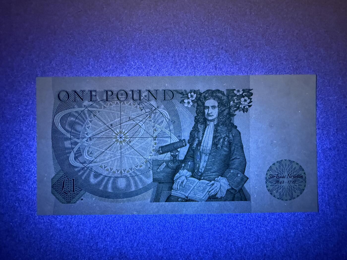 《艾美收藏》第232期-2.22周日外币靓号精品场(春节首拍) 豹子号 英格兰1镑 UNC D序列 无47豹子号