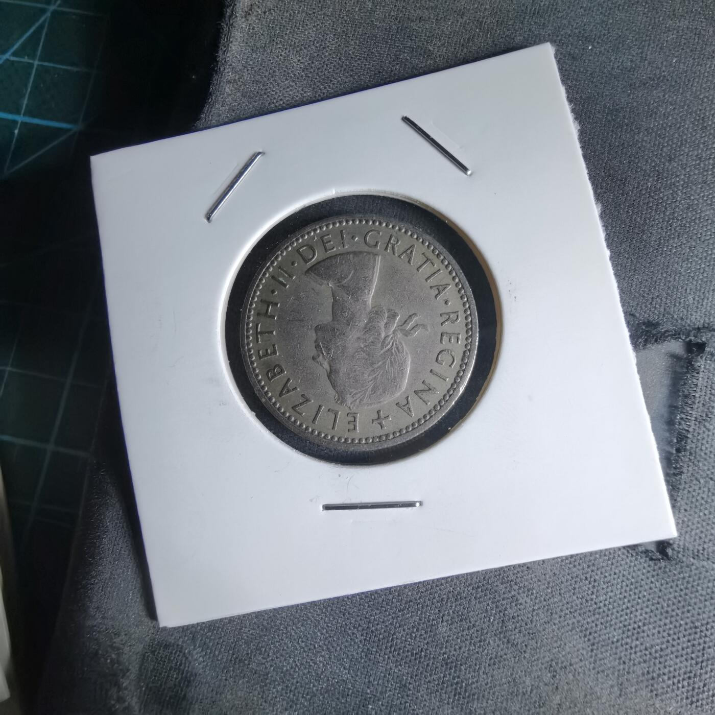 沼泽如烟--第1000场 英国1956年1先令