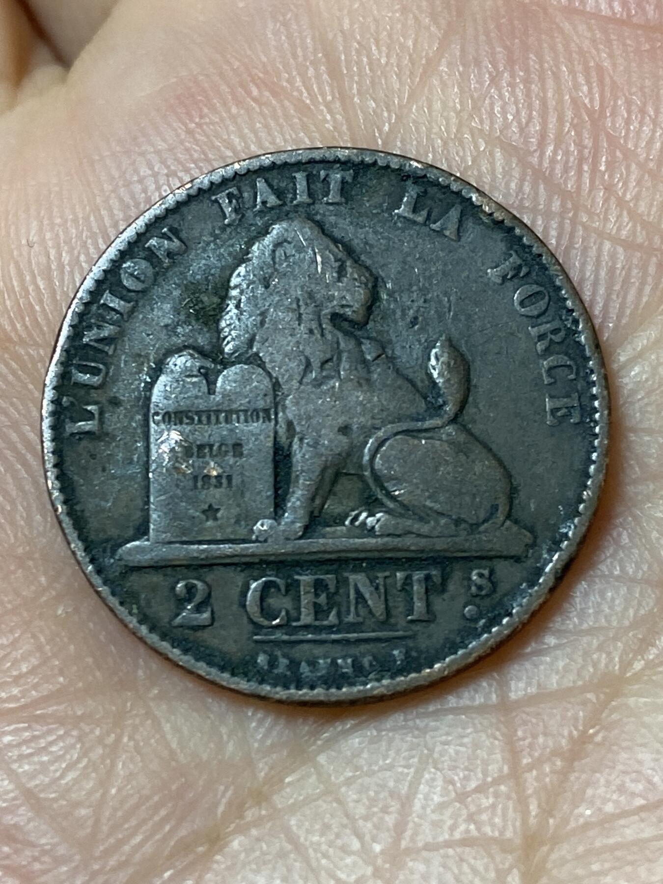 2026年第三十一场(总第二百场)英国一线回流散币新春特拍第三场(免佣金) 比利时🇧🇪1874年2分(利奥波德二世第一版)