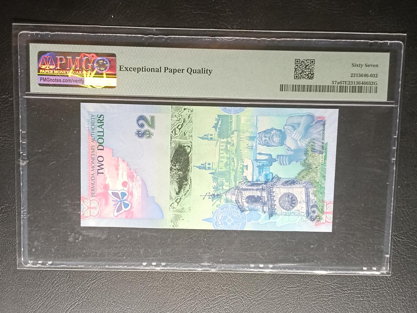 【年后首拍！】2026二月第三期，总217期 百慕大2009年2元PMG67epq，少见首冠洋葱冠无47，蓝鸟
