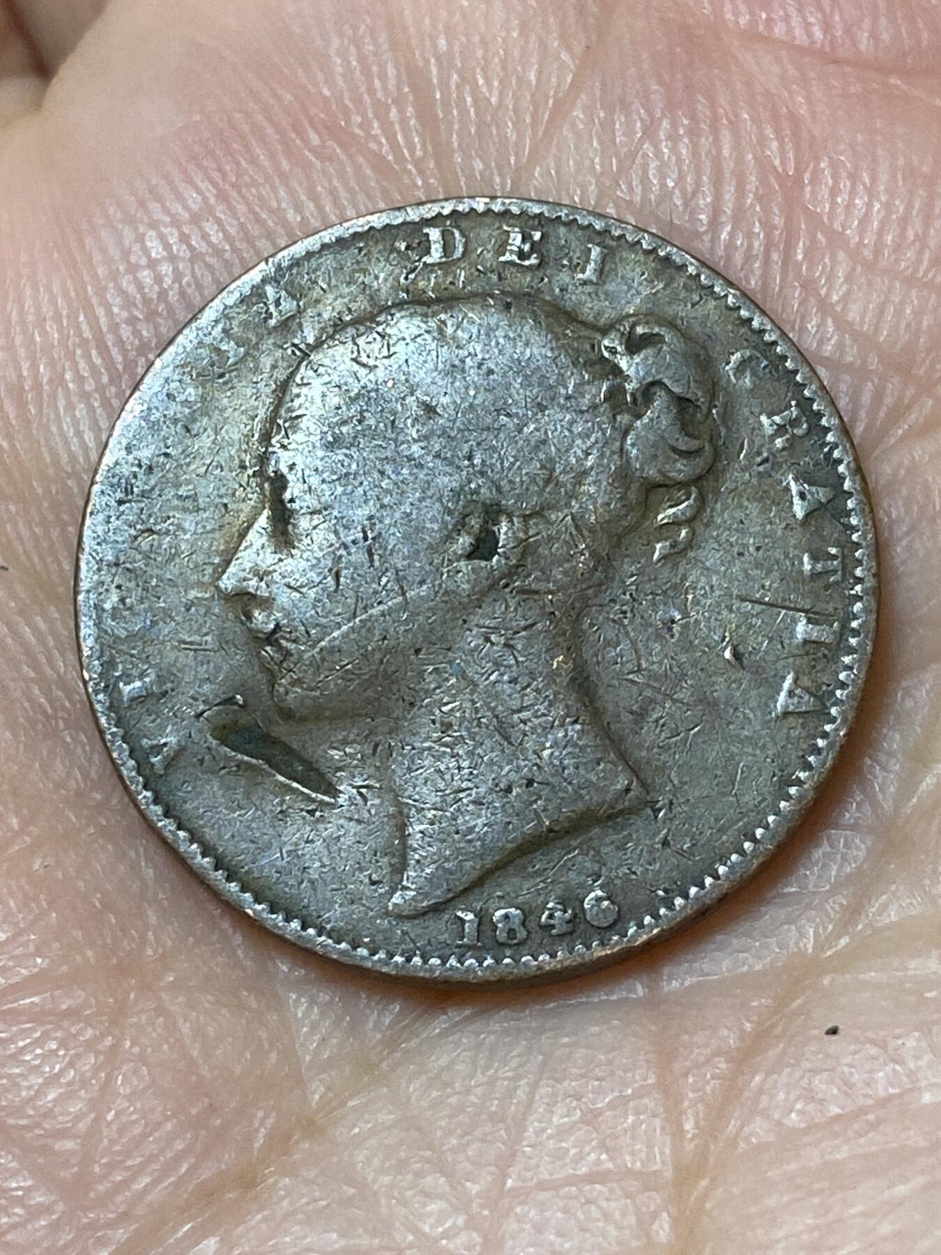 2026年第三十一场(总第二百场)英国一线回流散币新春特拍第三场(免佣金) 英国🇬🇧1846年1法新(维多利亚女王青年头像)