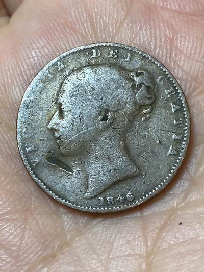 2026年第三十一场(总第二百场)英国一线回流散币新春特拍第三场(免佣金) - 英国🇬🇧1846年1法新(维多利亚女王青年头像)