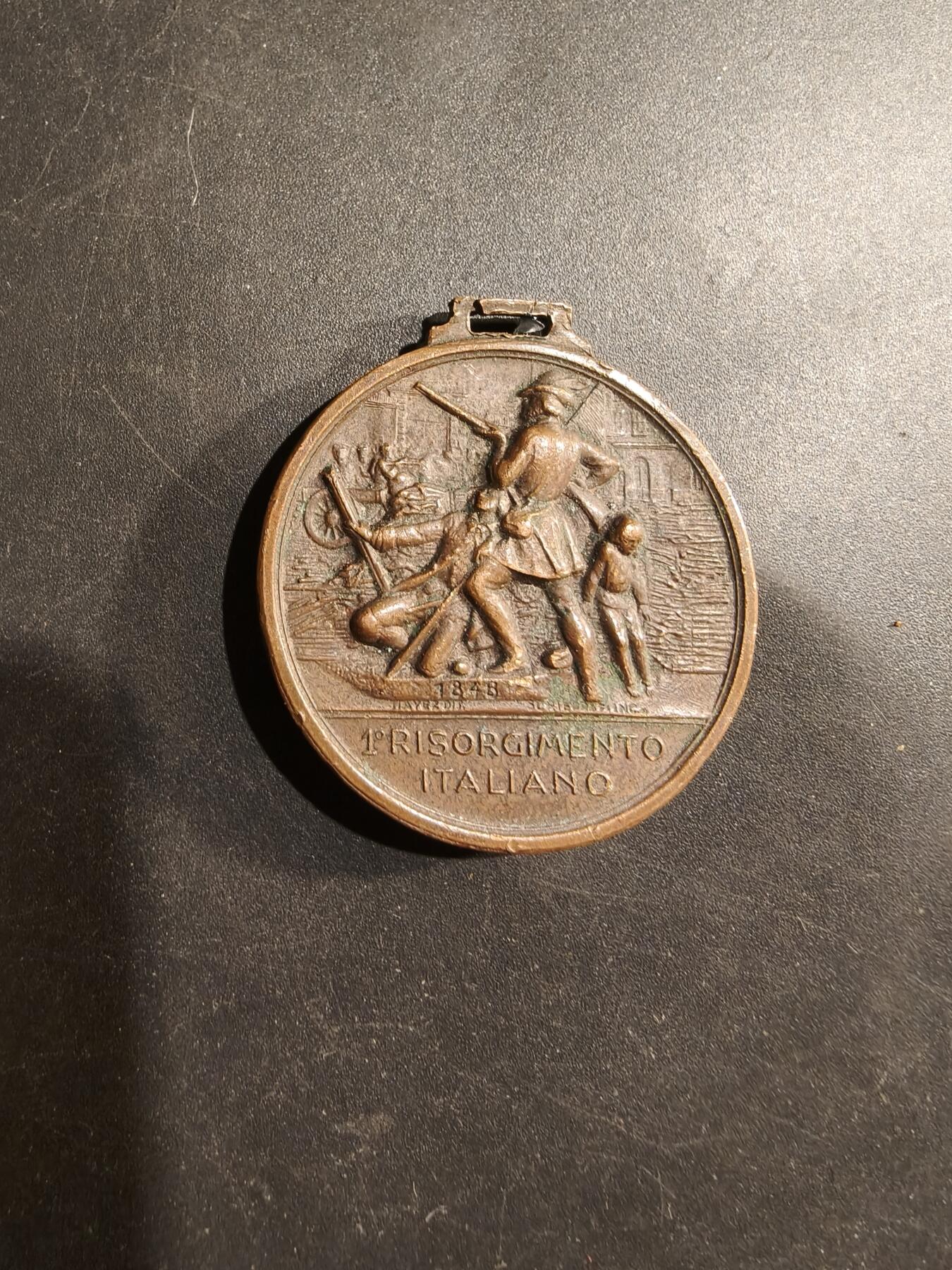 老王徽章第184期 意大利二战本土抵抗运动10周年纪念章