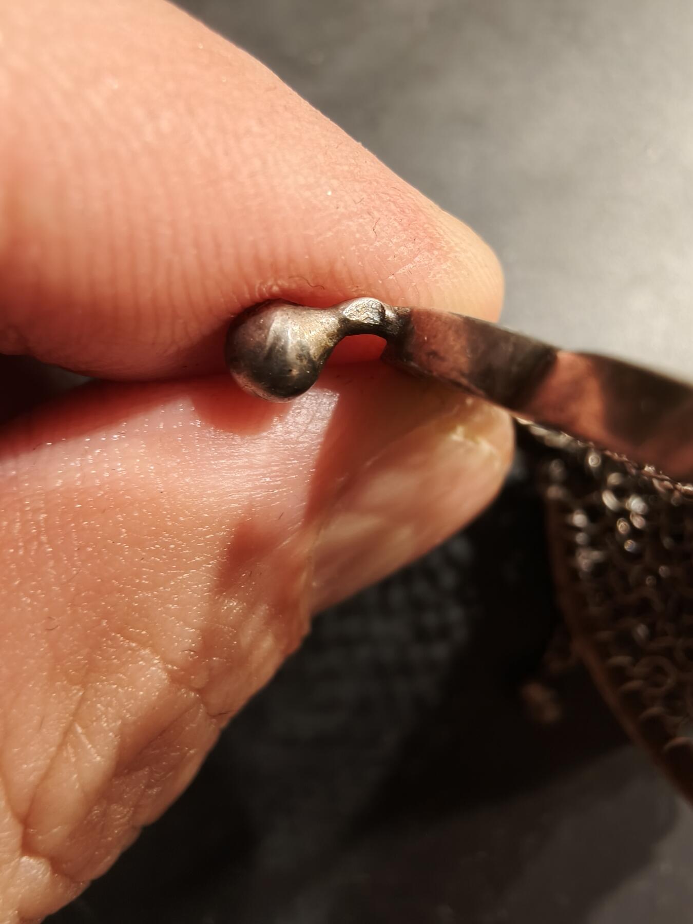 老王徽章第184期 法国银钱袋    野猪头银标    23.6g