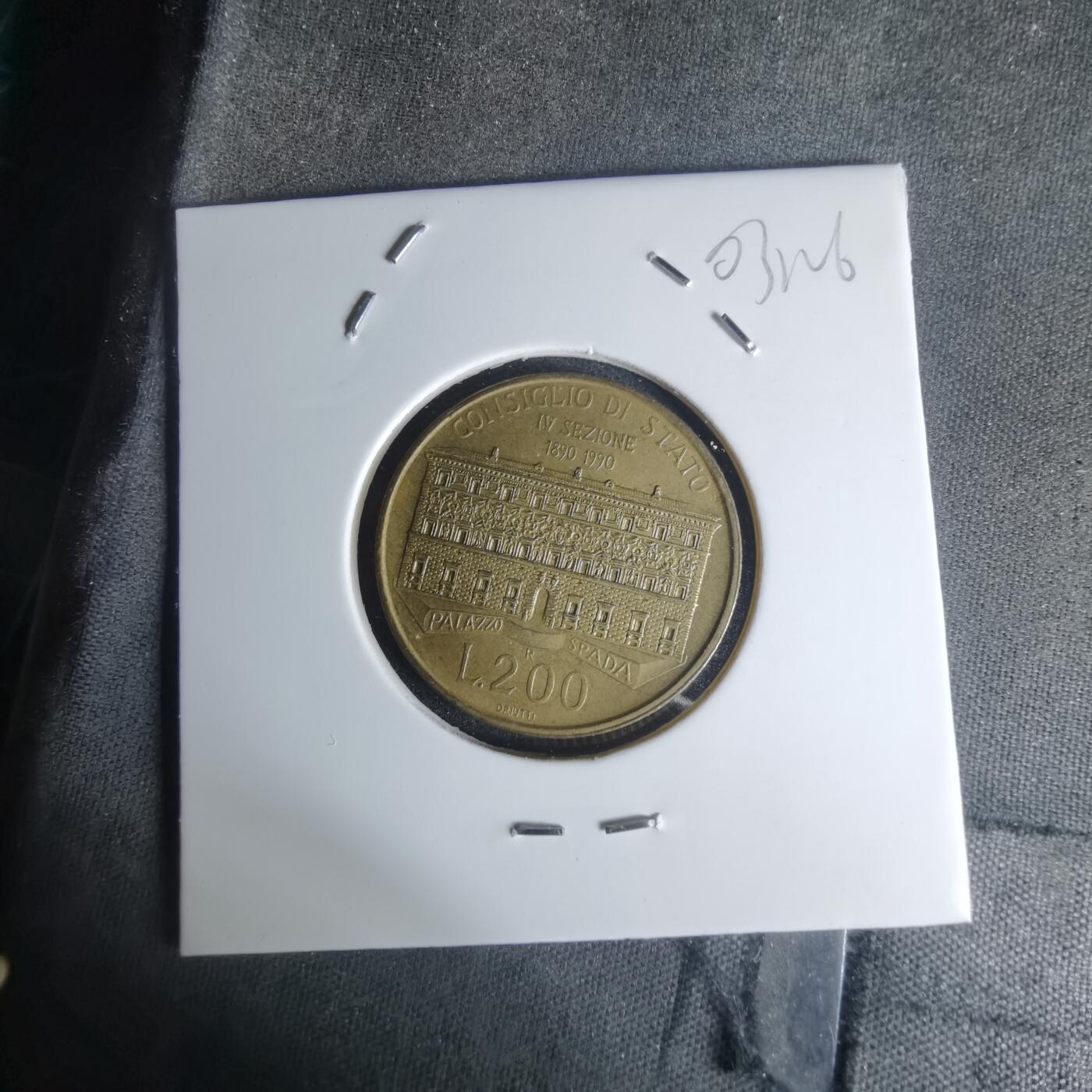 沼泽如烟--第1003场 意大利1990年200里拉