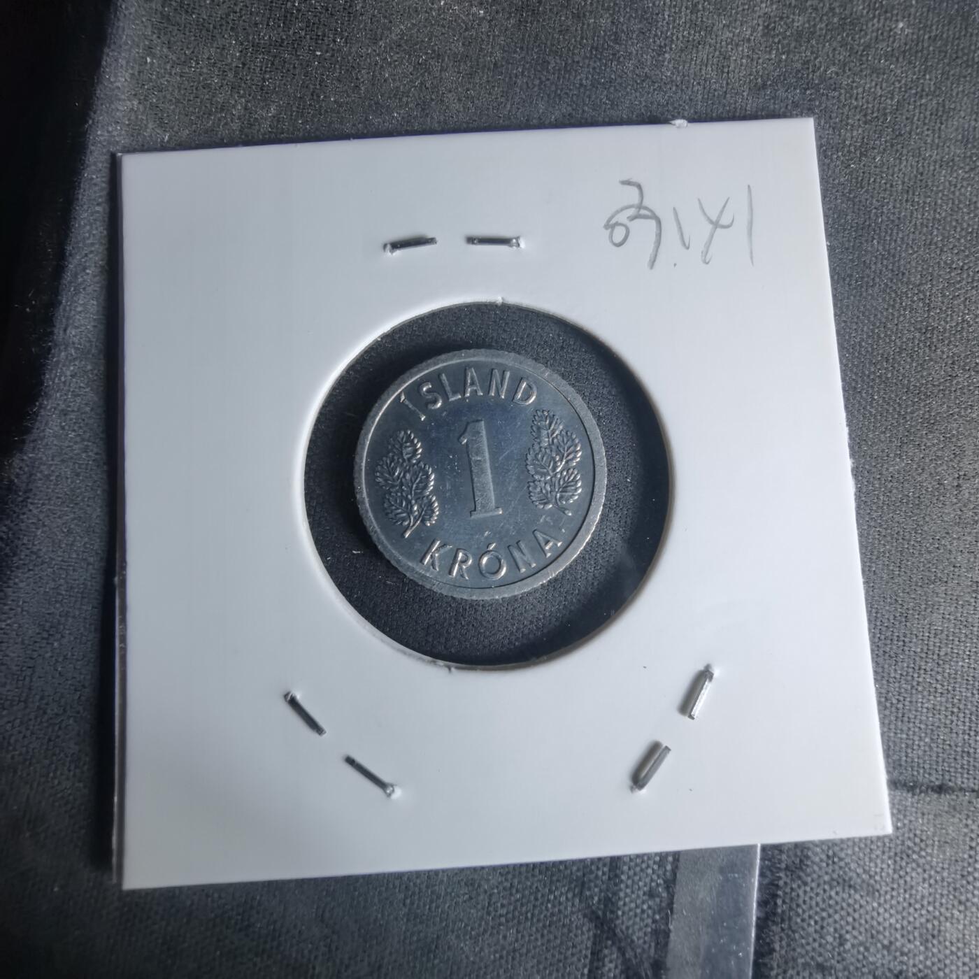 沼泽如烟--第1003场 冰岛1980年1克朗