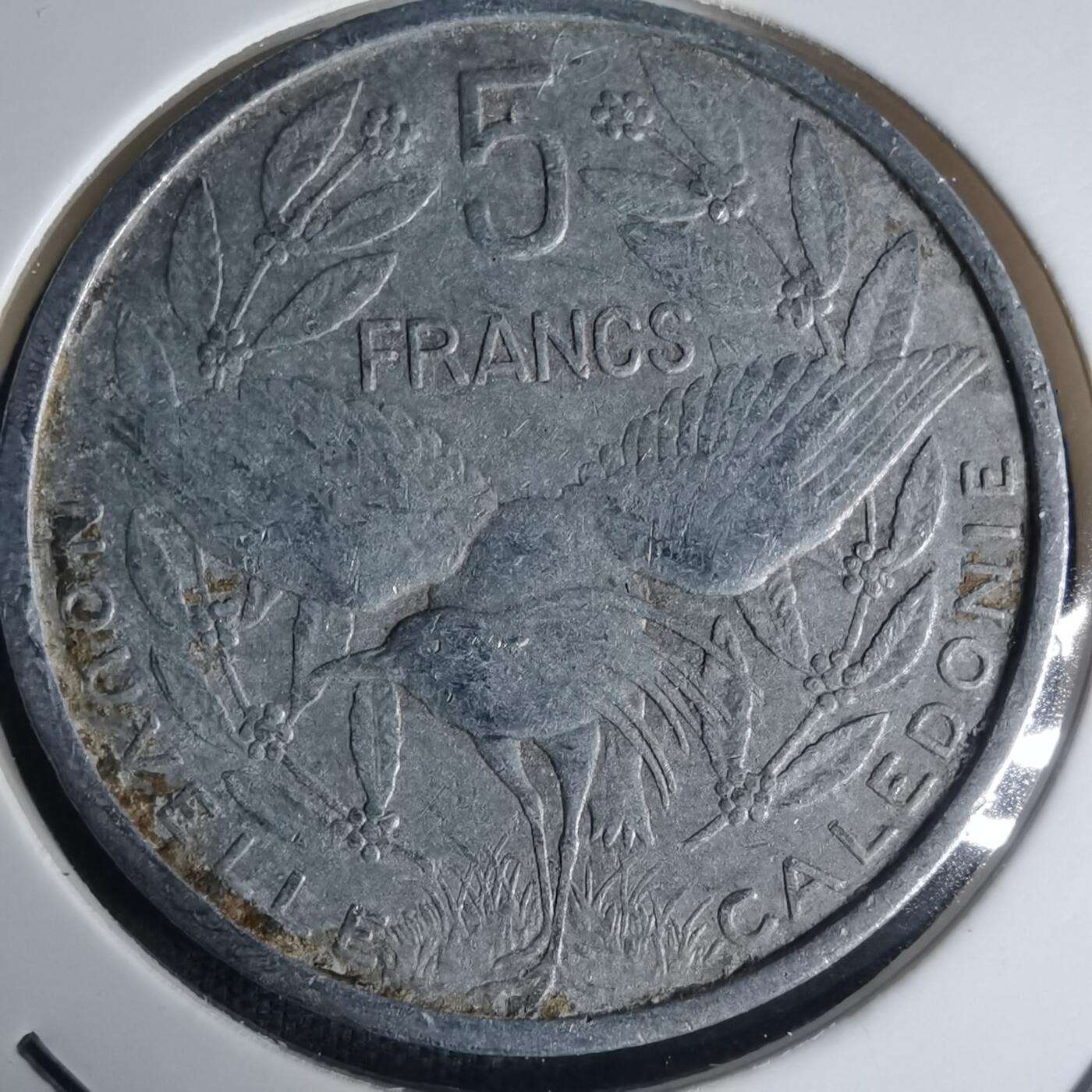 沼泽如烟--第1003场 法属新喀里多尼亚1952年5法郎