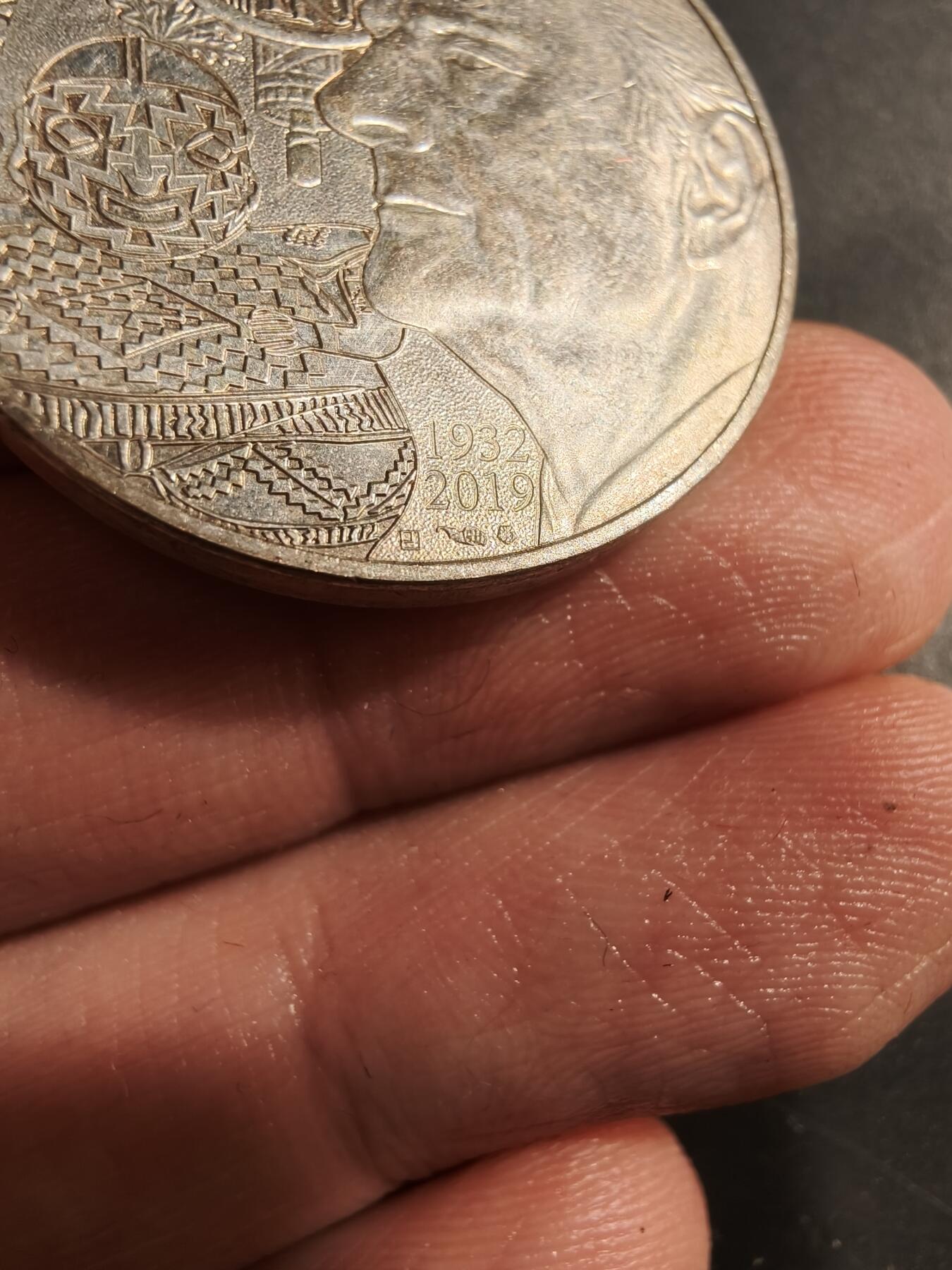 老王徽章第184期 法国希拉克总统纪念章    333银    16.9g